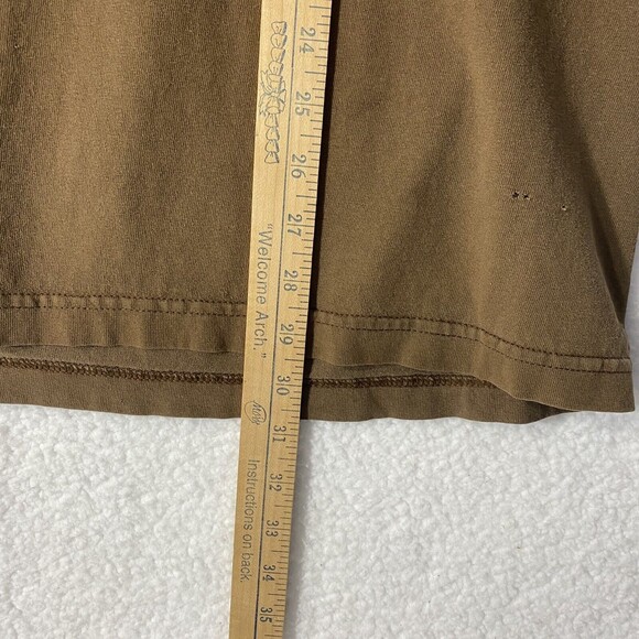 Vintage y2k Redsand Brown T-shirt Surfer Skater Logo Distressed No Tag MEASURED - Picture 10 of 11